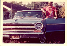 Photographie Photo Vintage Snapshot Amateur Automobile Voiture Auto Chevrolet - Automobile