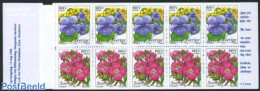 Sweden 1998 Flowers Booklet, Mint NH, Nature - Flowers & Plants - Stamp Booklets - Unused Stamps