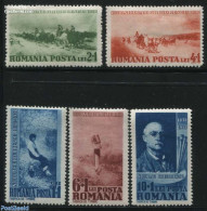 Romania 1938 Grigorescu Paintings 5v, Unused (hinged), Art - Paintings - Self Portraits - Unused Stamps