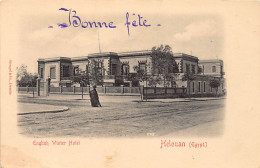 Egypt - HELWAN - English Winter Hotel - Publ. Stengel & Co.  - Sonstige & Ohne Zuordnung