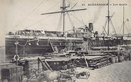 Egypt - ALEXANDRIA - The Harbour - Publ. Messageries Maritimes 41 - Alexandrie