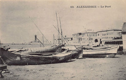 Egypt - ALEXANDRIA - The Harbour - Publ. Messageries Maritimes 42 - Alexandrië