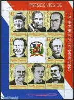 Dominican Republic 1999 Presidents 9v M/s, Mint NH, History - Politicians - Autres & Non Classés