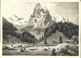 11353877 Grindelwald Grindelalp Berner Alpen Serie Die Schweiz Vor 100 Jahren Gr - Andere & Zonder Classificatie