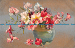 R086832 Flowers. Vase. Painting. B. B. London. Series No. 64. 1906. Postcard - Other & Unclassified