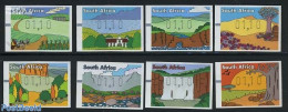 South Africa 1998 Automat Stamps, Tourism 9v, Mint NH, Nature - Science - Various - Trees & Forests - Mining - Automat.. - Ongebruikt