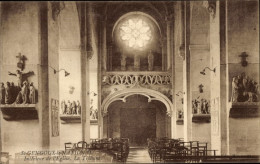 CPA Saint Gengoux Le National Saône Et Loire, Innenraum Der Kirche, La Tribune - Otros & Sin Clasificación