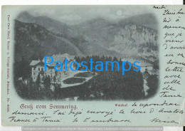 228773 AUSTRIA GRUSS VOM SEMMERING VIEW PARTIAL FOREST HOF POSTAL POSTCARD - Sonstige & Ohne Zuordnung