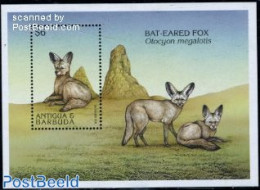 Antigua & Barbuda 1997 Bat-eared Fox S/s, Mint NH, Nature - Animals (others & Mixed) - Antigua Et Barbuda (1981-...)