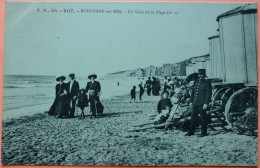 CARTE BOULOGNE SUR MER - 62 - UN COIN De La PLAGE (N°1) -2 SCANS-20 - Boulogne Sur Mer