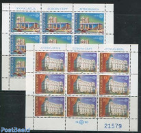 Yugoslavia 1990 Europe, Post Offices 2 M/s, Mint NH, History - Europa (cept) - Post - Ongebruikt