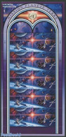 United Nations, Geneva 1992 Peaceful Use Of Outer Space M/s, Mint NH, Transport - Space Exploration - Otros & Sin Clasificación