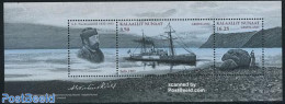 Greenland 2008 Expeditions S/s, Joint Issue Finland, Mint NH, History - Transport - Various - Explorers - Ships And Bo.. - Nuevos