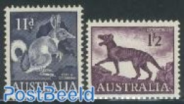 Australia 1961 Definitives 2v Phosphor, Mint NH, Nature - Animals (others & Mixed) - Wild Mammals - Ungebraucht