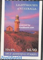 Australia 2002 Lighthouses Booklet, Mint NH, Various - Stamp Booklets - Lighthouses & Safety At Sea - Maps - Ongebruikt