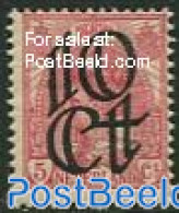 Netherlands 1923 5 On 10c, Stamp Out Of Set, Unused (hinged) - Ungebraucht