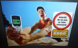 Carte Postale "Cart'Com" (2003) - Interdit De Ne Pas Se Faire Remarquer (téléphone Portable) Bouygues Telecom - Reclame