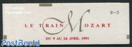 France 1990 10x2.30 Booklet, Le Train Mozart, Mint NH, Performance Art - Amadeus Mozart - Music - Stamp Booklets - Nuovi