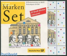 Germany, Federal Republic 1998 1100 Years Weimar Booklet, Mint NH, Stamp Booklets - Art - Architecture - Ungebraucht