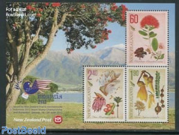 New Zealand 2012 Indonesia 2012 S/s, Mint NH, Nature - Flowers & Plants - Trees & Forests - Philately - Unused Stamps