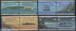 Tristan Da Cunha 1997 Signals To Ships 4x2v, Mint NH, Transport - Ships And Boats - Ships