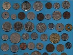 LOT MONNAIES 70 COINS VOIR LISTE / SEE LISTE - Kilowaar - Munten