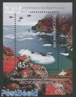 Russia 2012 Natural Heritage, Wrangel Island S/s, Mint NH, Nature - Birds - Ducks - Sea Mammals - Andere & Zonder Classificatie