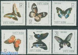 Vietnam 1965 Butterflies 6v, Mint NH, Nature - Butterflies - Sonstige & Ohne Zuordnung
