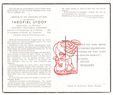 DP Theofiel Stoop ° Waasmunster 1869 † Belsele Sint-Niklaas 1955 X Leontina Rossaert - Images Religieuses