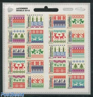 Netherlands 2012 Christmas M/s With Kruidvat/Trekpleister Logo On Top Border, Mint NH, Religion - Christmas - Unused Stamps