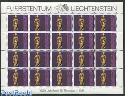 Liechtenstein 1981 St. Theodul M/s, Mint NH, Religion - Religion - Unused Stamps