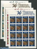 Liechtenstein 1981 Mosses 4 M/ss, Mint NH, Nature - Flowers & Plants - Ungebraucht