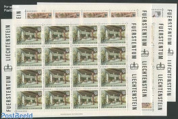 Liechtenstein 1981 Gutenberg Castle 4 M/ss, Mint NH, Art - Castles & Fortifications - Ungebraucht