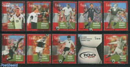 Austria 2004 100 Years Austrian Football Association 10v, Mint NH, Sport - Football - Ongebruikt