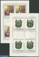 Czechoslovkia 1979 Prague Burg 2 M/ss, Mint NH, Art - Paintings - Otros & Sin Clasificación