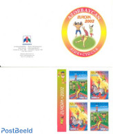 Azerbaijan 2002 Europa, Circus Booklet, Mint NH, History - Nature - Performance Art - Europa (cept) - Horses - Circus .. - Zirkus