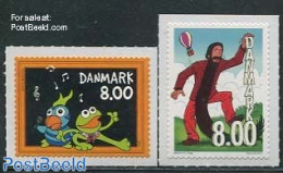 Denmark 2013 Childrens Television 2v S-a, Mint NH, Transport - Balloons - Art - Children's Books Illustrations - Unused Stamps