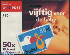 Netherlands 1999 Birth Stamps, Hang Pack, Vijftig Voor De Baby, Mint NH, Stamp Booklets - Nuovi