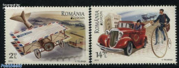 Romania 2013 Europa, Postal Transport 2v, Mint NH, History - Nature - Sport - Transport - Europa (cept) - Horses - Cyc.. - Neufs