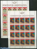 Liechtenstein 1990 Europa, Post Offices 2 M/ss, Mint NH, History - Europa (cept) - Post - Nuevos