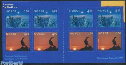 Norway 1999 Millenium Booklet With 4 Sets, Mint NH, Nature - Birds - Stamp Booklets - Ongebruikt