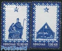 Faroe Islands 2013 Christmas 2v, Mint NH, Religion - Christmas - Navidad