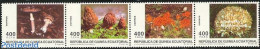 Equatorial Guinea 1997 Mushrooms 4v [:::] Vertical Or Horizontal, Mint NH, Nature - Mushrooms - Champignons