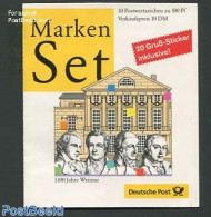 Germany, Federal Republic 1999 1100 Years Weimar Booklet, Mint NH, History - Europa Hang-on Issues - Stamp Booklets - Nuevos