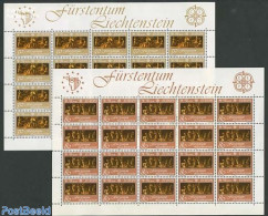 Liechtenstein 1985 Europa 2 M/ss, Mint NH, History - Performance Art - Europa (cept) - Music - Nuovi