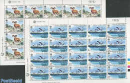 Cyprus 1986 Europa 2 M/ss, Mint NH, History - Nature - Europa (cept) - Animals (others & Mixed) - Birds - Environment - Unused Stamps