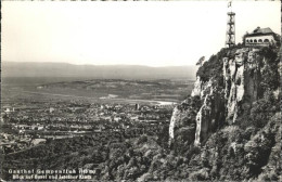 11353674 Basel BS Gasthof Gempenfluh Aussichtsturm Blick Auf Basel Und Isteiner  - Andere & Zonder Classificatie