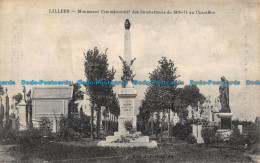 R086890 Lillers. Monument Commemoratif Des Combattants De 1870 71 Au Cimetrere. - World