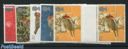 Great Britain 1995 Christmas 5v, Gutter Pairs, Mint NH, Nature - Religion - Birds - Christmas - Sonstige & Ohne Zuordnung