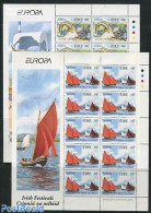 Ireland 1998 Europa, Festivals 2 M/ss, Mint NH, History - Transport - Various - Europa (cept) - Ships And Boats - Folk.. - Nuovi